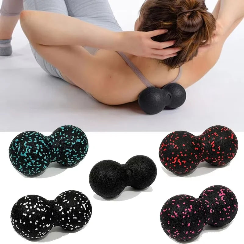 High-density Peanut Body Massage Ball Yoga Foam Block Fascia Roller