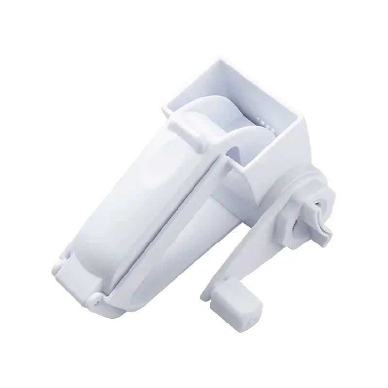 3-in-1 Hand Crank Rotary Cheese Grater – Stainless Steel