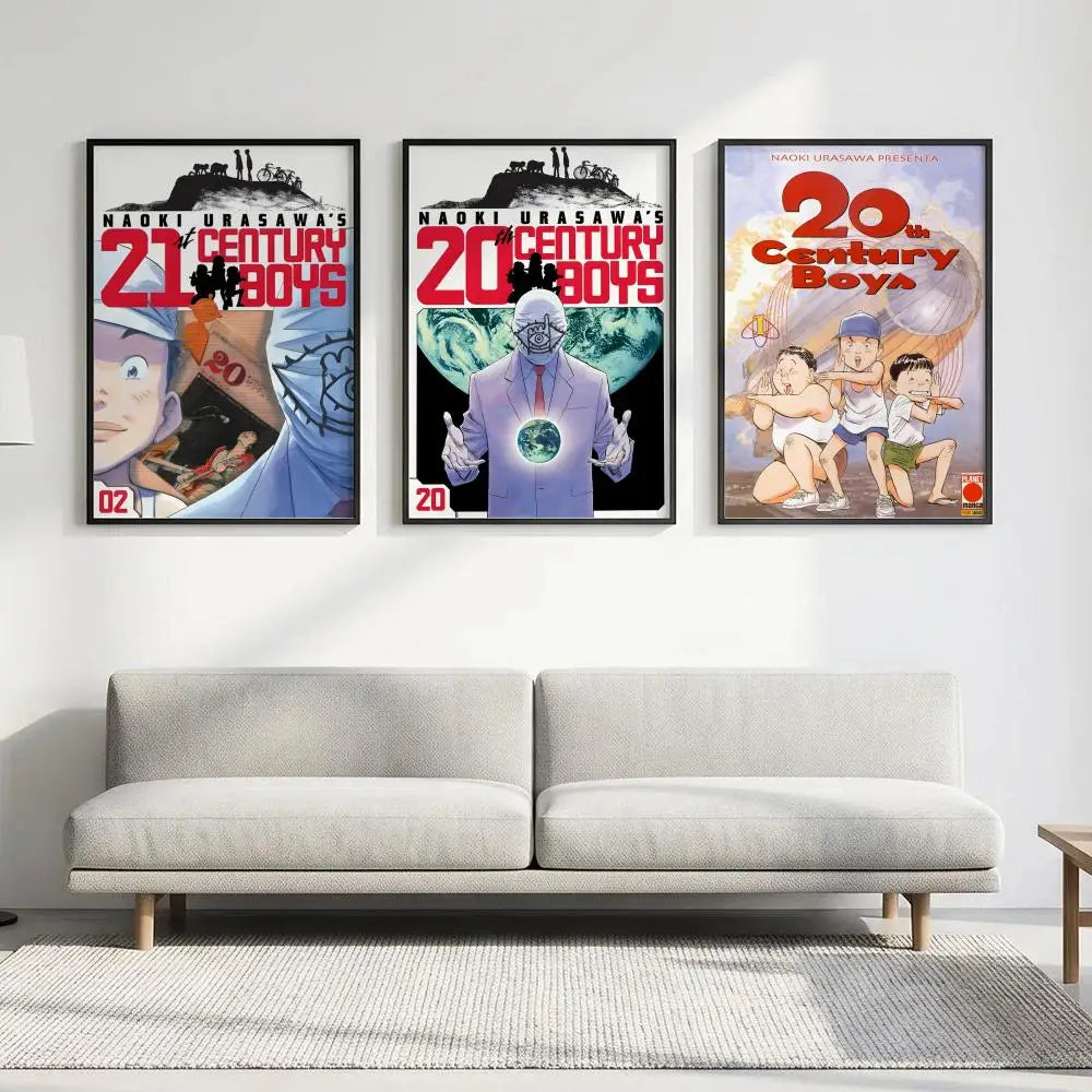 Anime 20th Century Boys HD Poster – Waterproof Sticky Wall Art