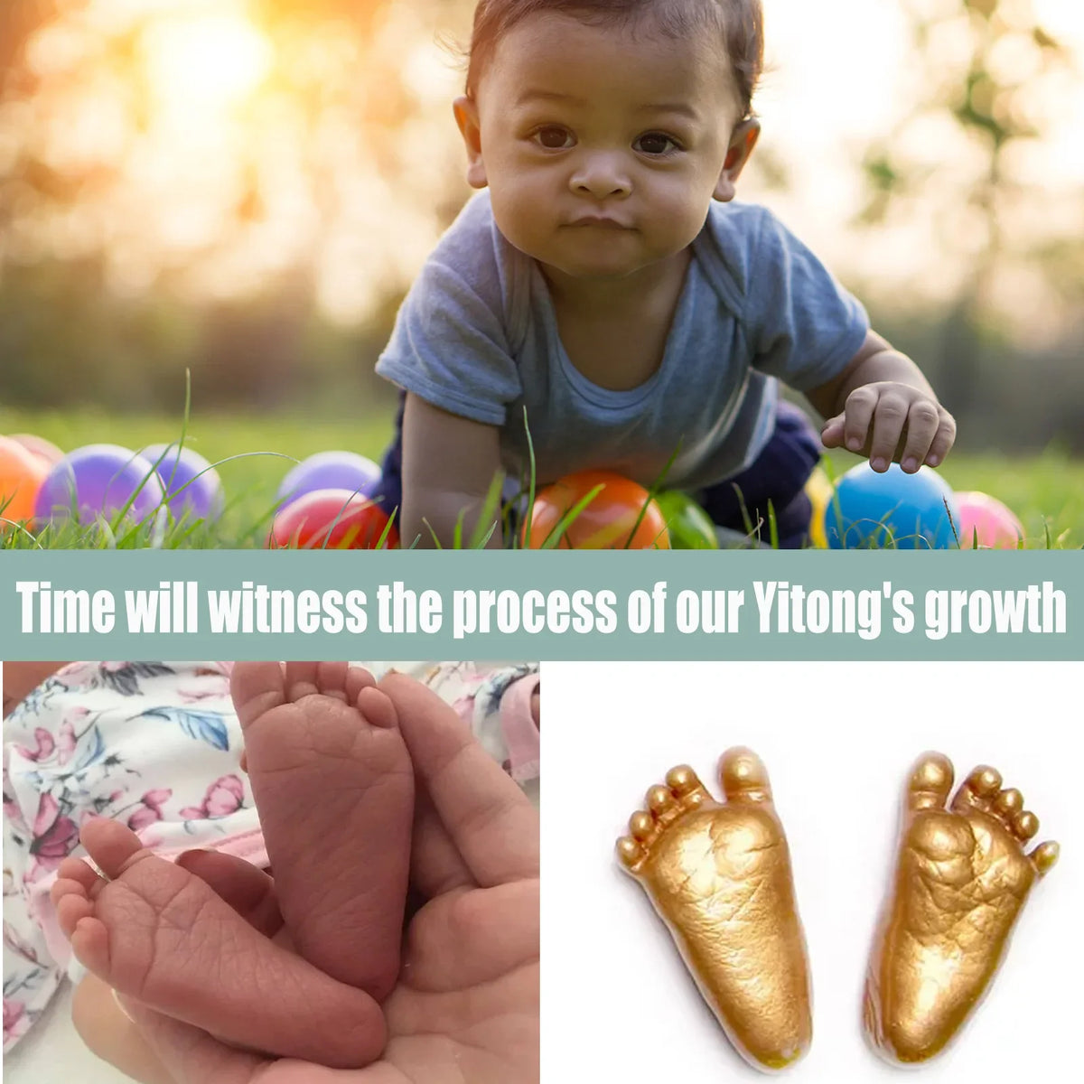 Baby 3D Hand & Foot Clone Mold Powder Set – Keepsake Gift