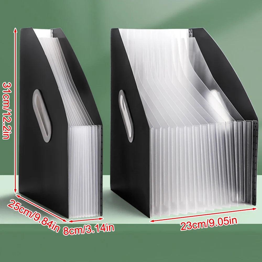 Expandable Vertical File Folder | Multi-Layer Paper Organizer