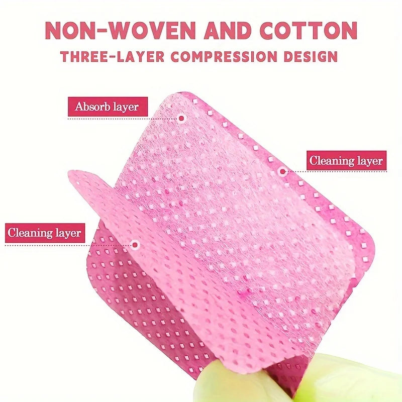 Lint-Free Nail Wipes | Gel Cleansing Polish Remover Pads