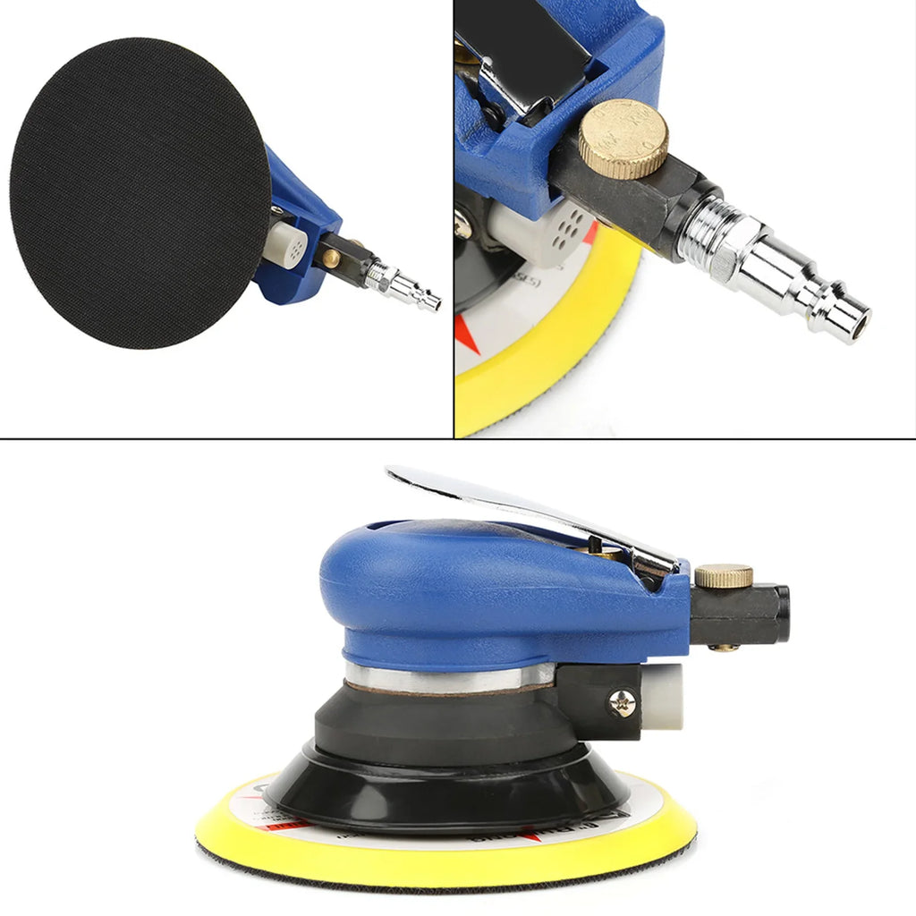 AT 980 5 6 Air Random Orbital Sander Round Polisher Pneumatic Hand