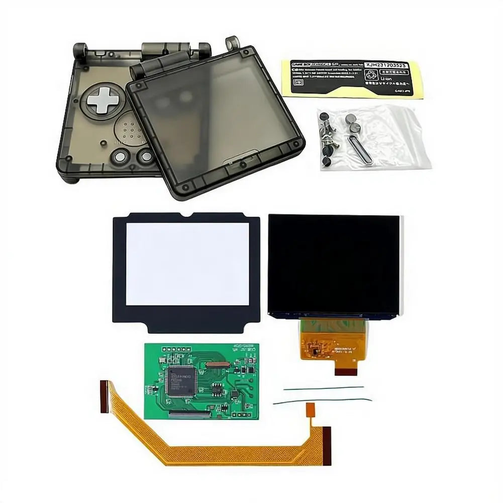 IPS V4 LCD Screen Kit for GBA SP – High Brightness + Shell