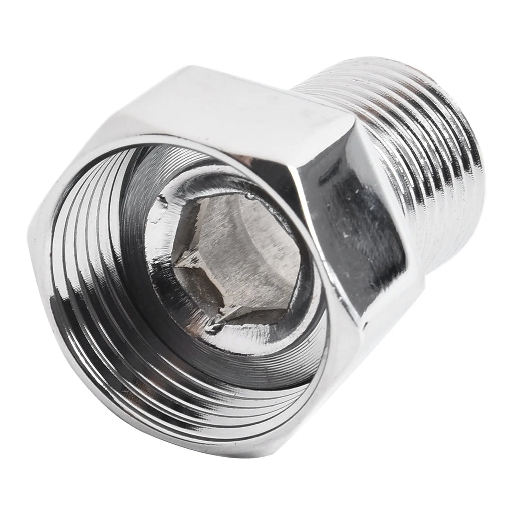 304 Stainless Steel Radiator Valve Tail 3/4" Female x 1/2" Male