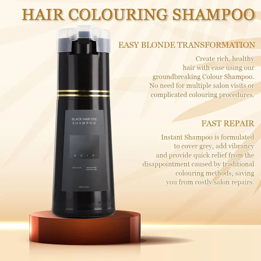 Nova Hair Dye Color Shampoo – Gray Coverage in Minutes