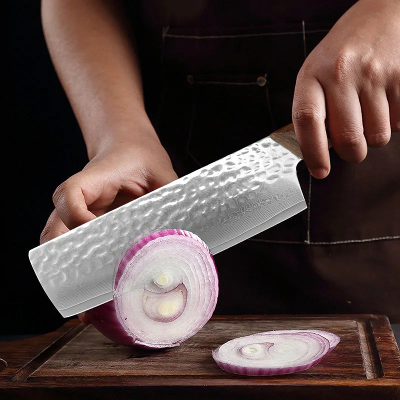 Damascus Kitchen Cleaver – Ultra Sharp Stainless Steel Chef Knife