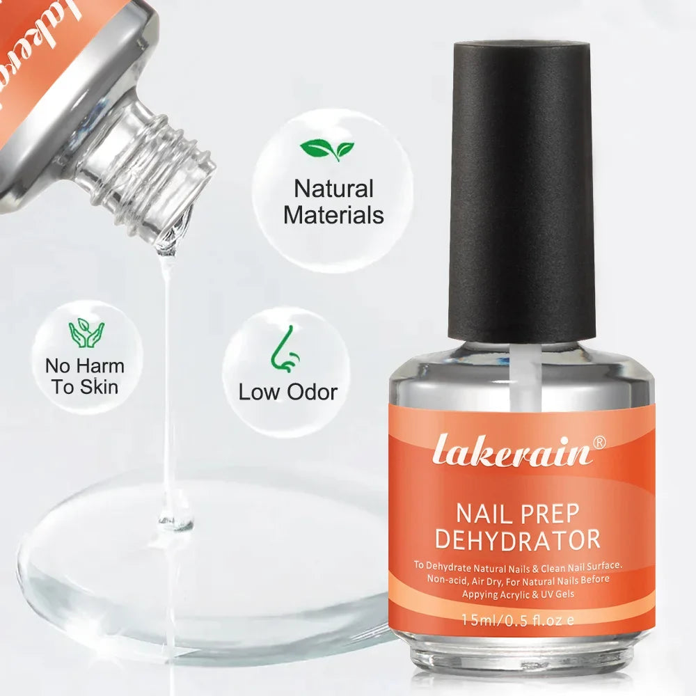 Nail Primer & Prep Dehydrator Set 2×15ml | Fast Air-Dry Base