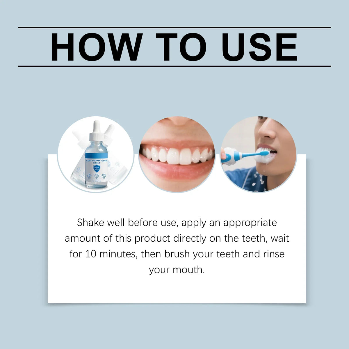 60ml Teeth Whitening Polish & Enamel Repair Gel | Oral Care