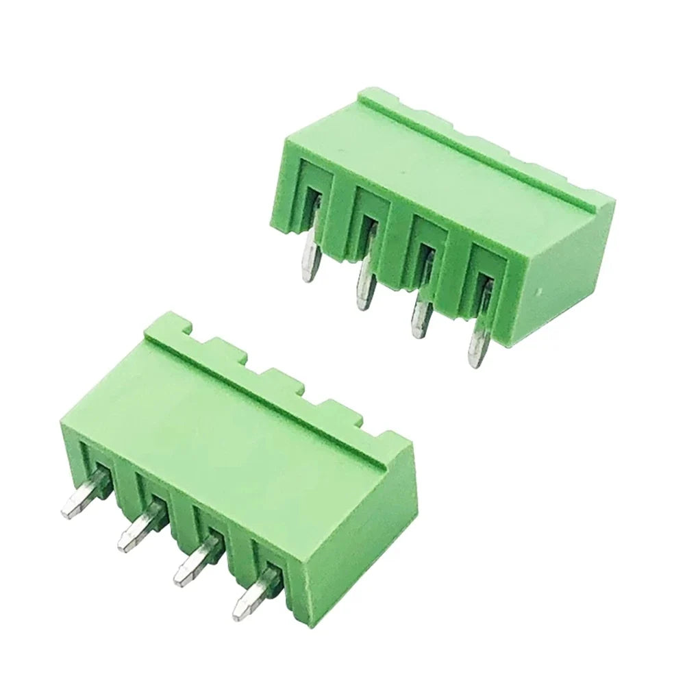 Plug-in PCB Wiring Terminal Closed End Straight Curved Soldering