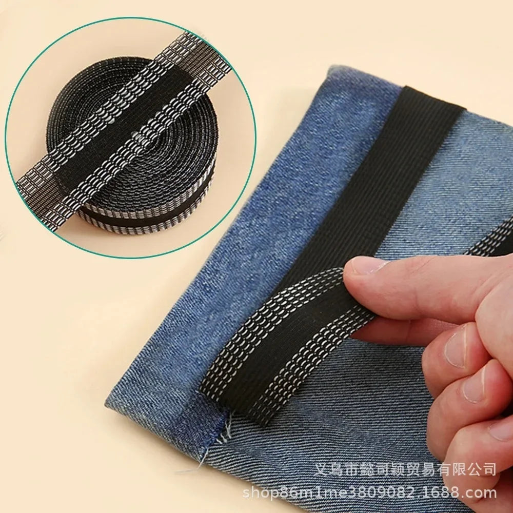 Iron-On Hem Tape for Pants & Jeans | No-Sew, 5m Roll