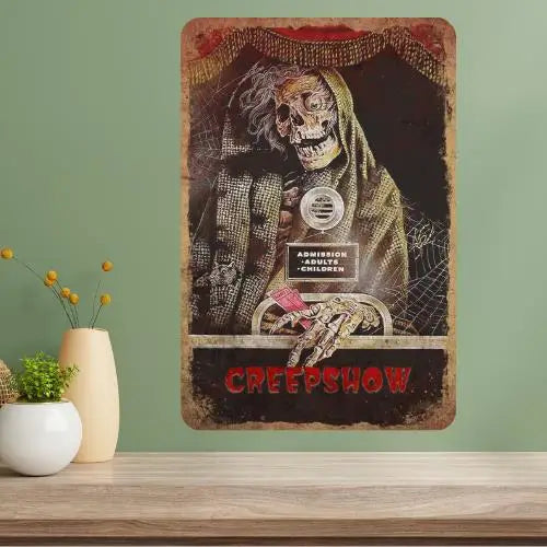 Creepshow Classic Movie Metal Poster Sign | Retro Wall Decor