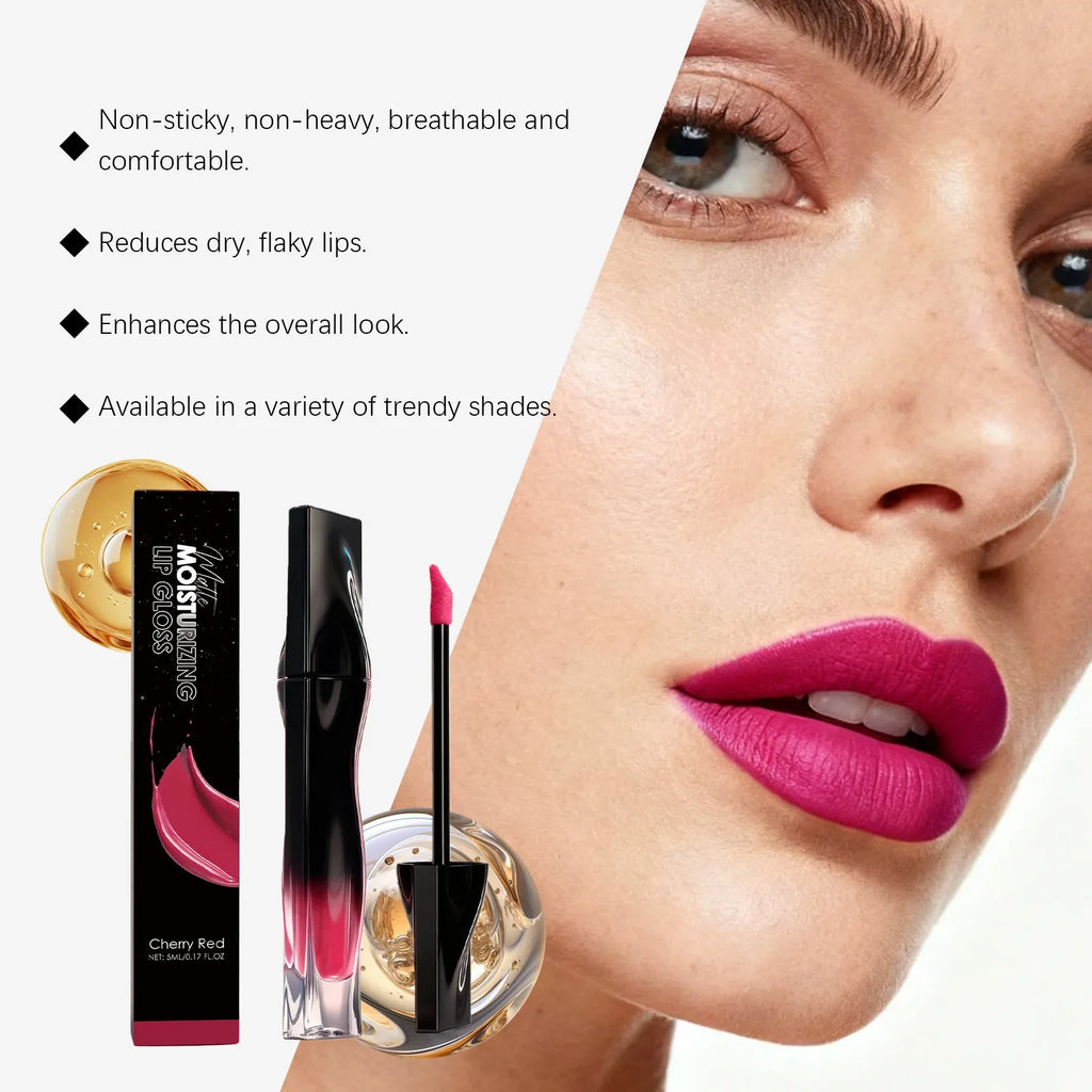 Matte Lip Balm 6-Color Lipstick – Long-Lasting & Moisturizing