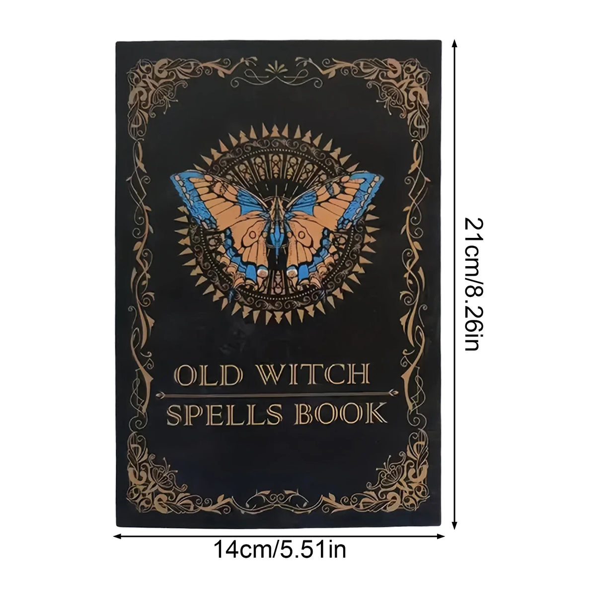 Witchcraft Spell Book Vintage Leather Look – Blank Pages RPG