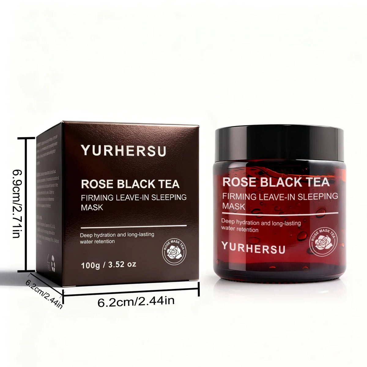 Rose Black Tea Overnight Sleeping Mask – Hydration & Glow