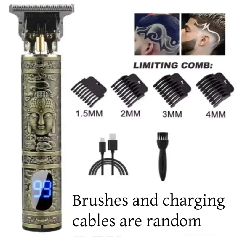 T9 LCD Rechargeable Electric Hair Clipper & Trimmer for Men