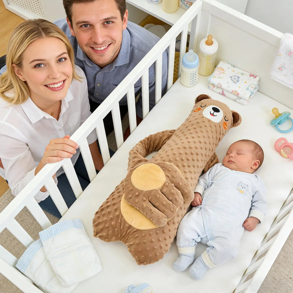 Electric Patting Soother Pillow for Babies | Plush Sleep Aid