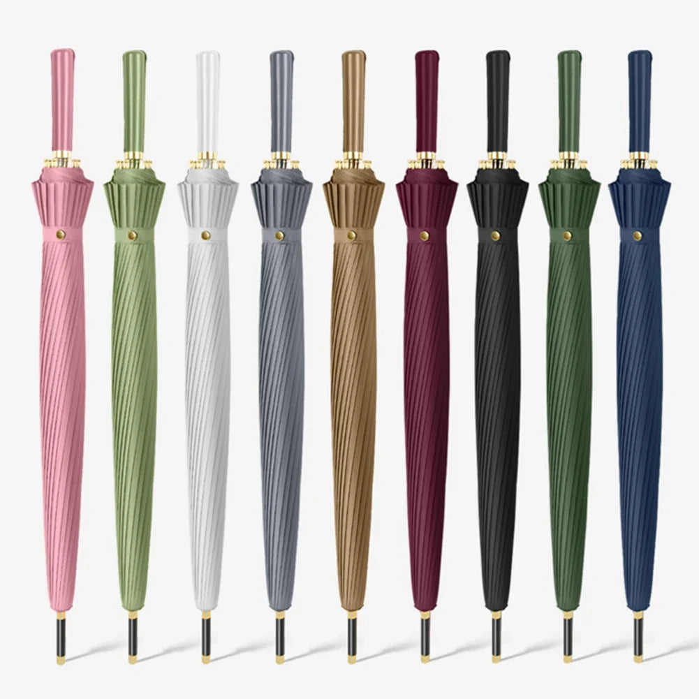HOBBAGGO 24-Rib Auto Open Windproof All-Weather Umbrella