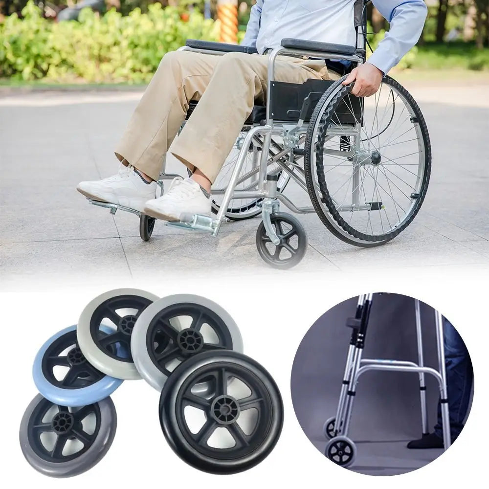Wheelchair Front Castor Durable Anti Slip Shopping Cart Wheels