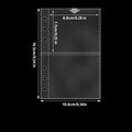 A6 Binder Replacement Card Pages Transparent Sticker Book Suitable
