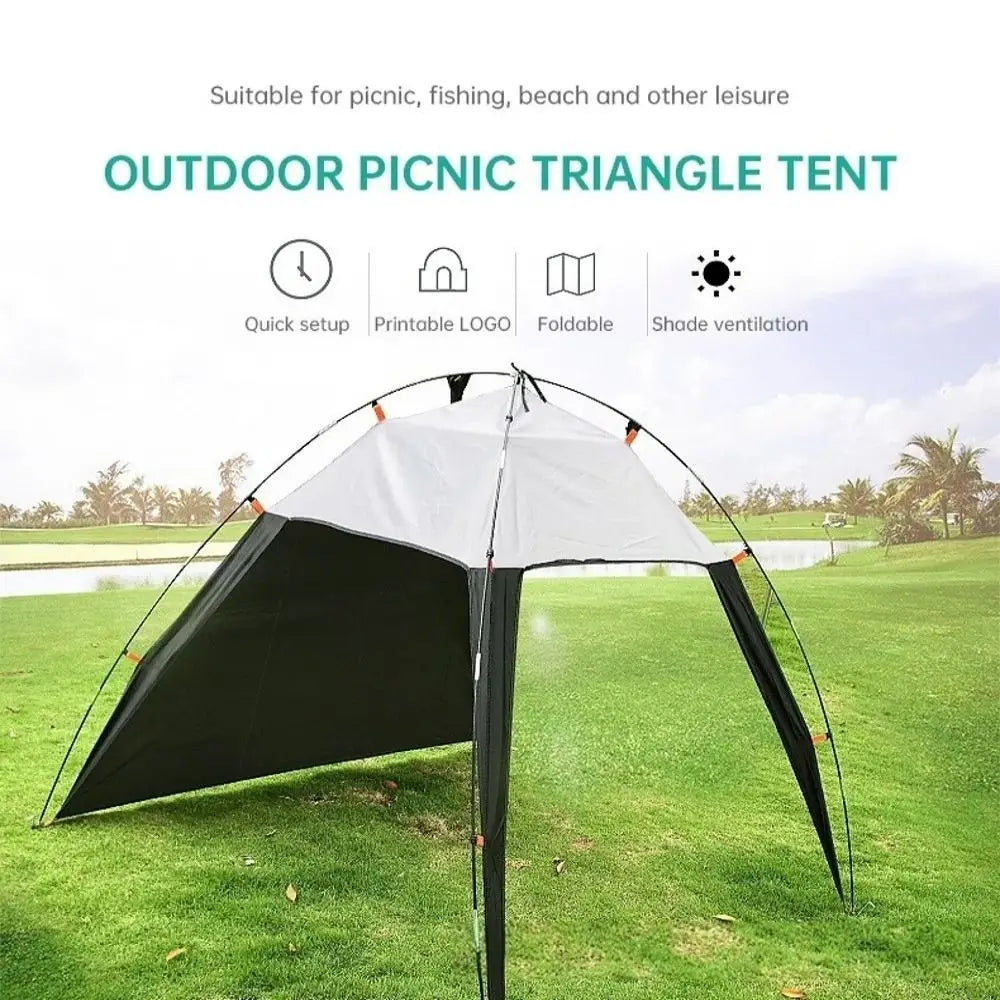 5–8 Person Anti-UV Waterproof Beach Shelter Canopy Tent