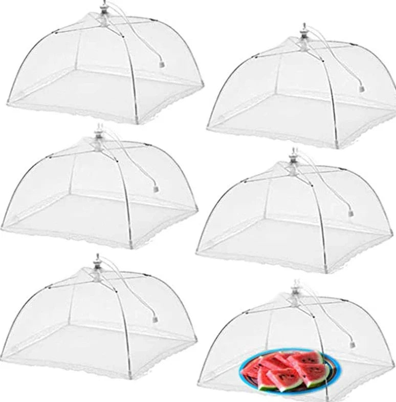 Collapsible Mesh Food Cover – Pop-Up Fly Net for BBQ & Outdoors