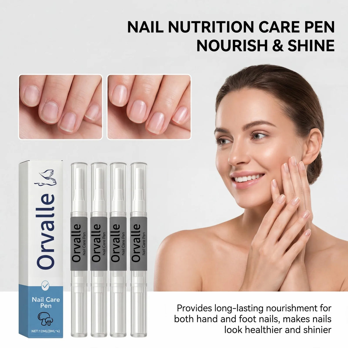 4-Pack Nail Care Pen – Moisturizing Cuticle & Nail Treatment