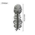 Dinosaur Skeleton Plush Costume – Kids & Adults Halloween