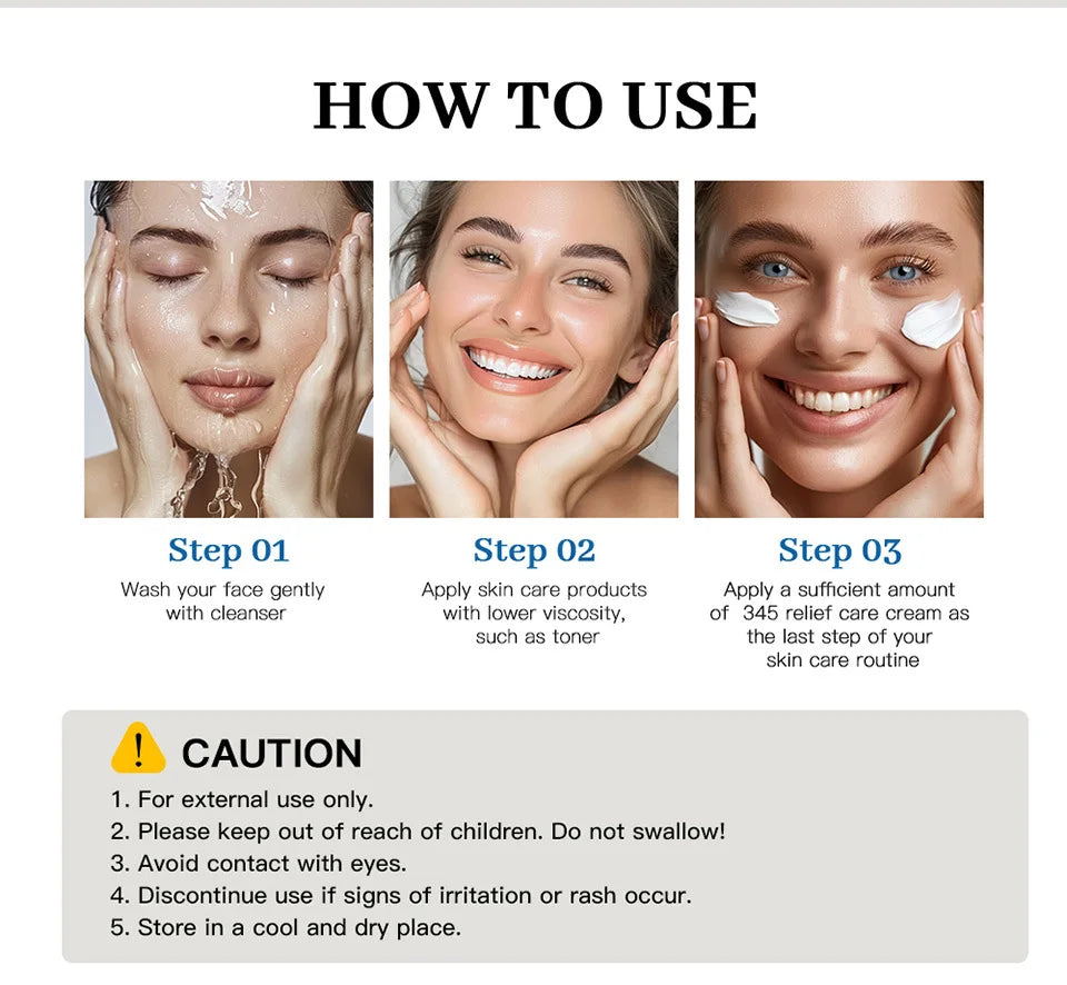 345 Relief Cream – Brightening & Blemish Moisturizer 50ml