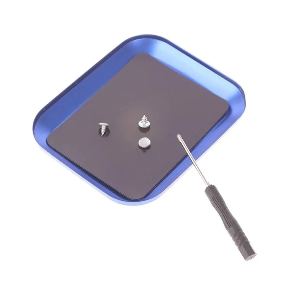 Magnetic Screw Tray – Aluminum Alloy Parts Organizer Disk