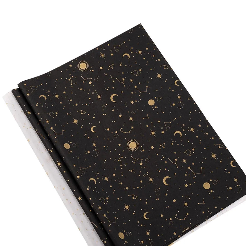 20 Sheets Starry Sky Tissue Paper Stars Moon Constellations Pattern