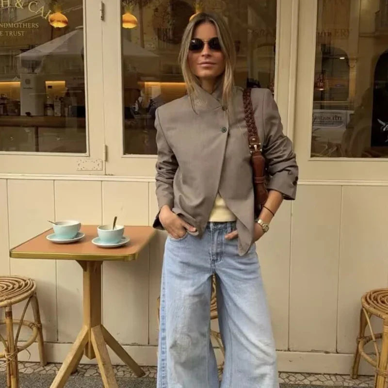 Women's Elegant Spring Blazer Jacket | Travel & Holiday Style