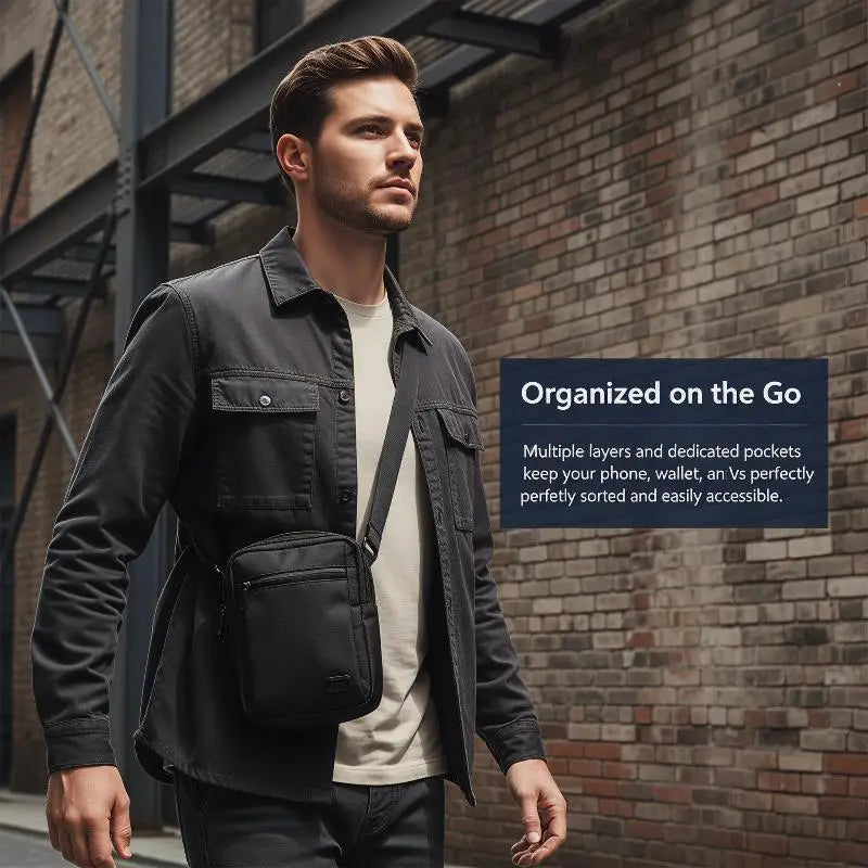 Lightweight Unisex Crossbody Shoulder Bag | Mini Phone Bag