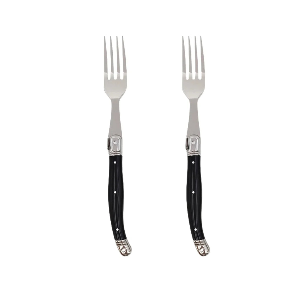 Serrated Steak Knife & Fork Set – 4/6/8 Pc Laguiole Cutlery