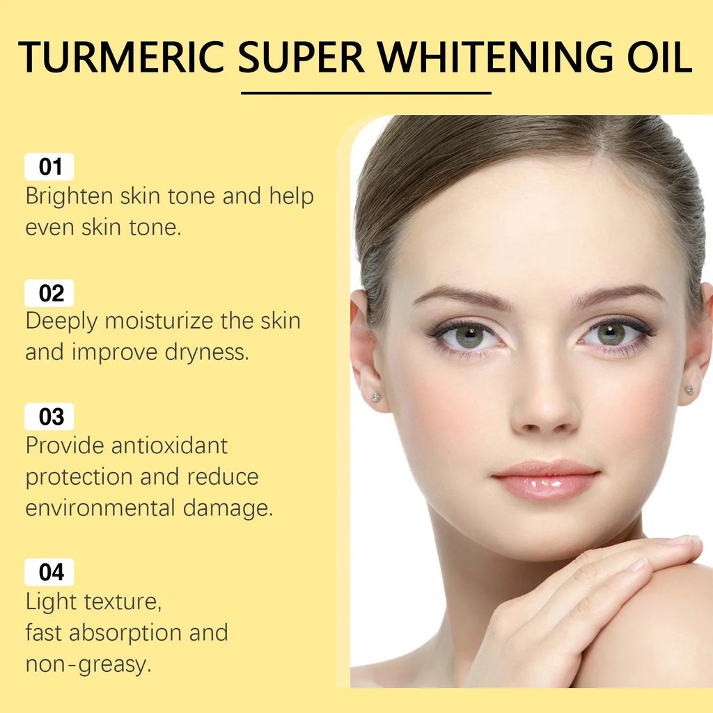Turmeric Body Oil – Brightening & Moisturizing Skin Oil 100ml