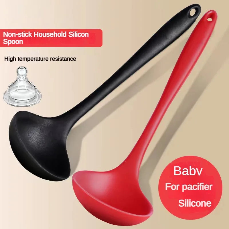 Food Grade Silicone Soup Spoon – Non-Stick & Heat Resistant