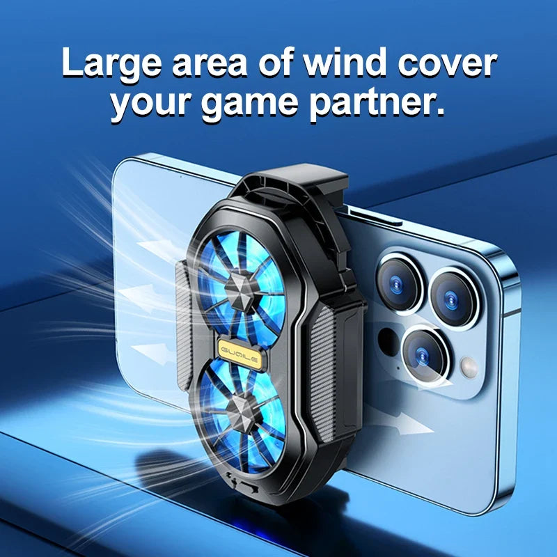 Double Fan Mobile Phone Radiator Cooler Cell Cooling Accessories
