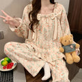 Women's Coral Fleece Pajama Set – Warm Princess Loungewear