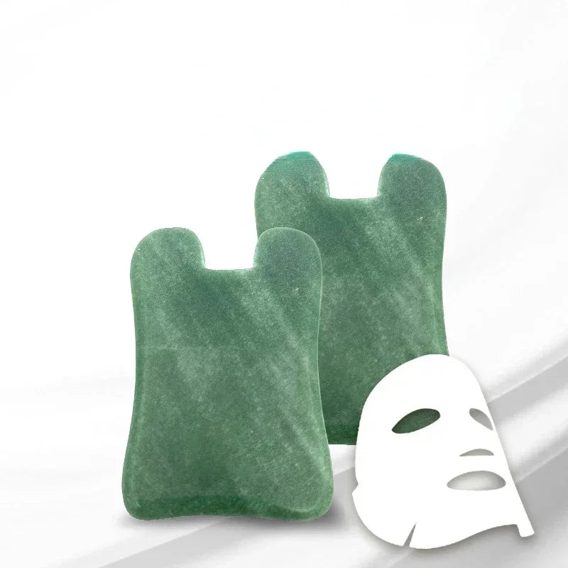 Natural Stone Gua Sha Facial Massage Tool | Crystal Gift Box Set