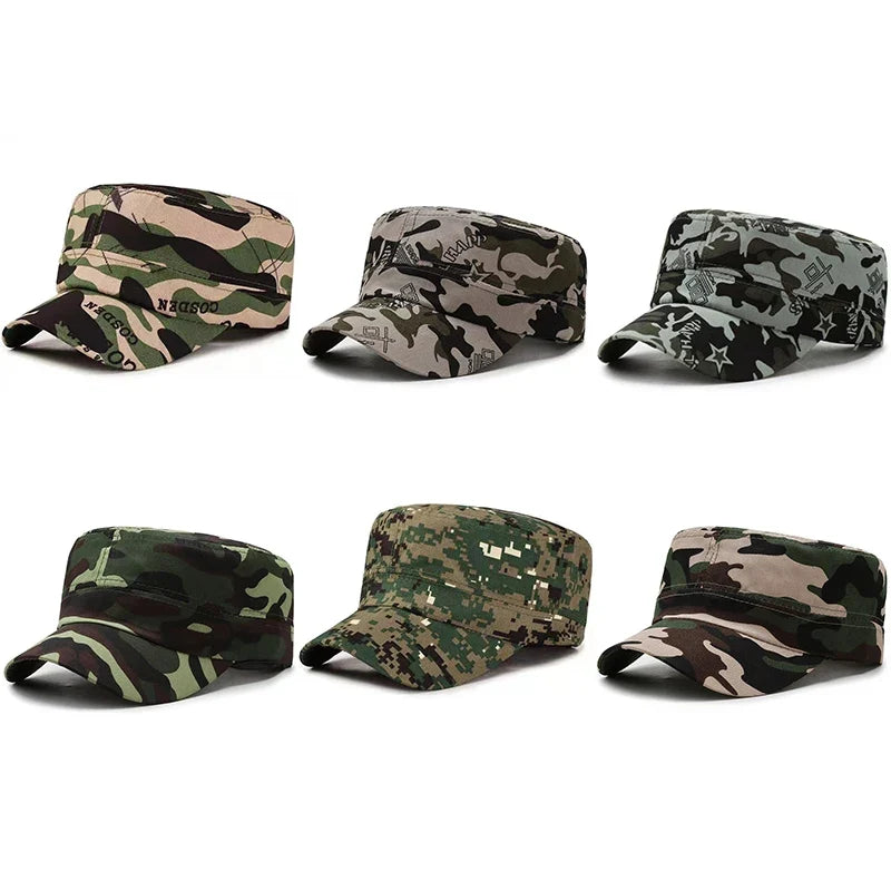 Camo Baseball Cap – Adjustable UV Sun Hat for Women & Men