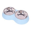Double Bowl Pet Feeder – Stainless Steel, Non-Slip Base | Dogs & Cats