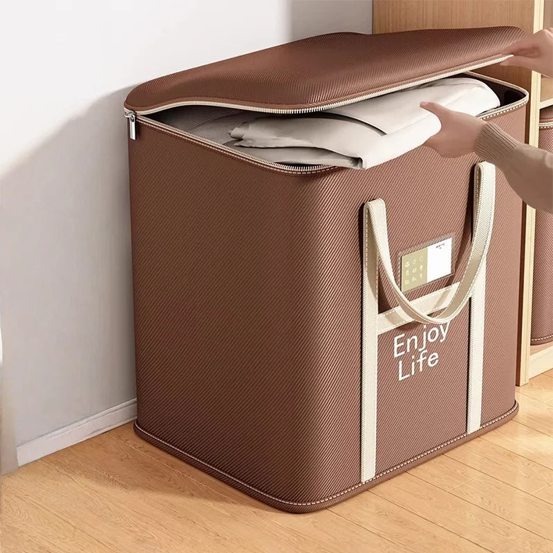 Large Collapsible Storage Bags for Clothes, Blankets & Bedding