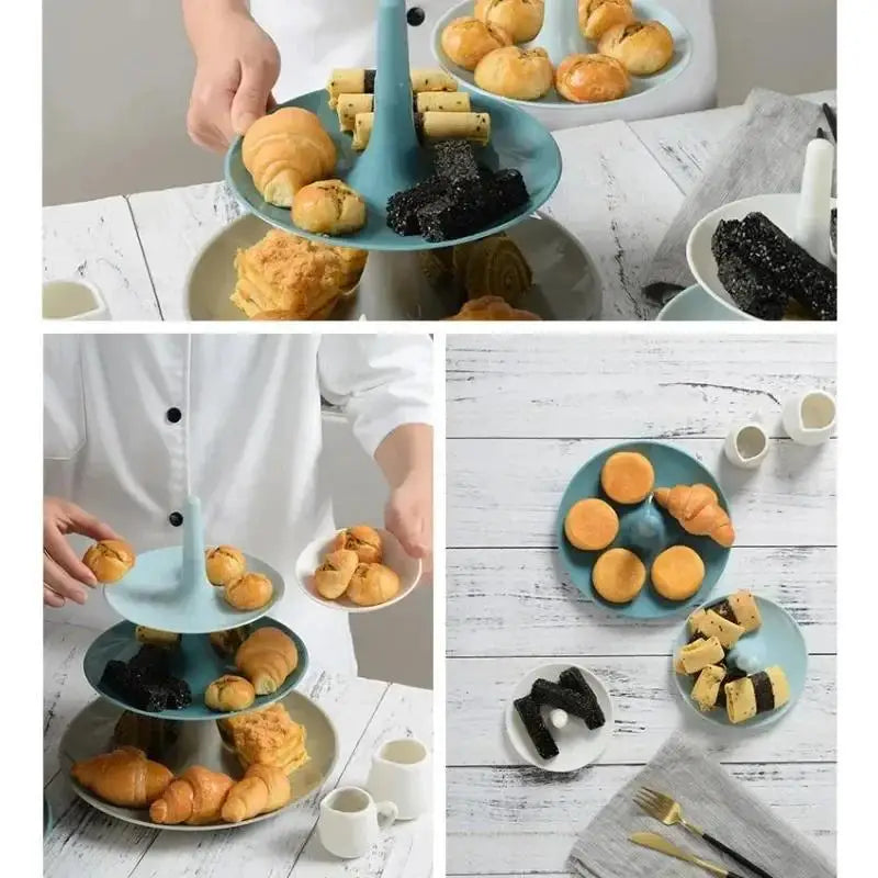 3-Tier Dessert Cake Stand | Fruit & Snack Serving Tray