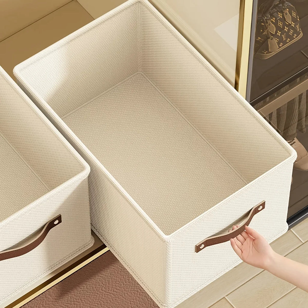Oxford Fabric Storage Box with Handle – Clothes Organizer
