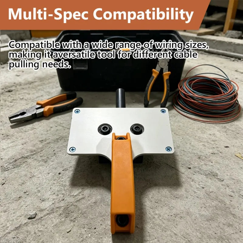 Heavy-Duty Drill-Powered Wire Puller for Electricians