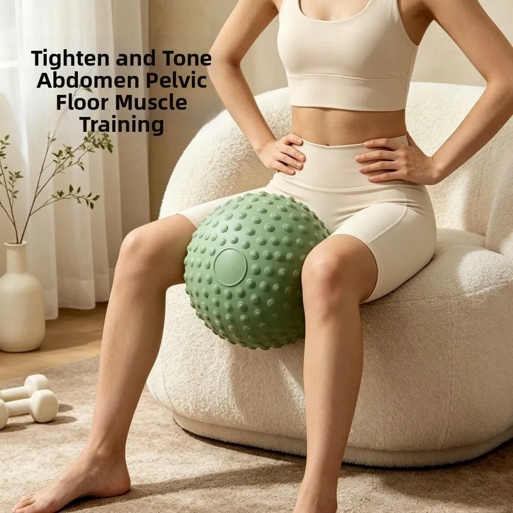 Anti-Burst PVC Yoga Ball – 25cm Fitness & Massage Ball