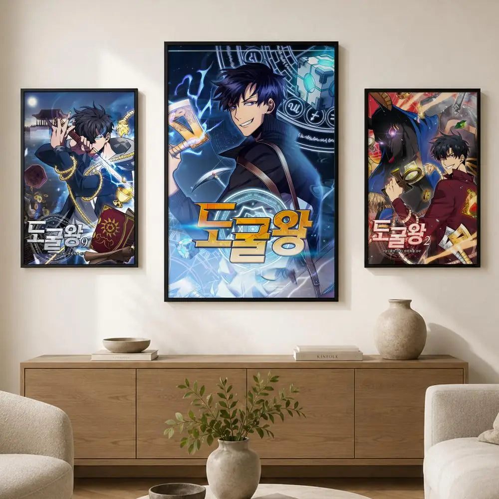 Tomb Raider King Manhwa PVC Wall Poster – Peel & Stick HD Art