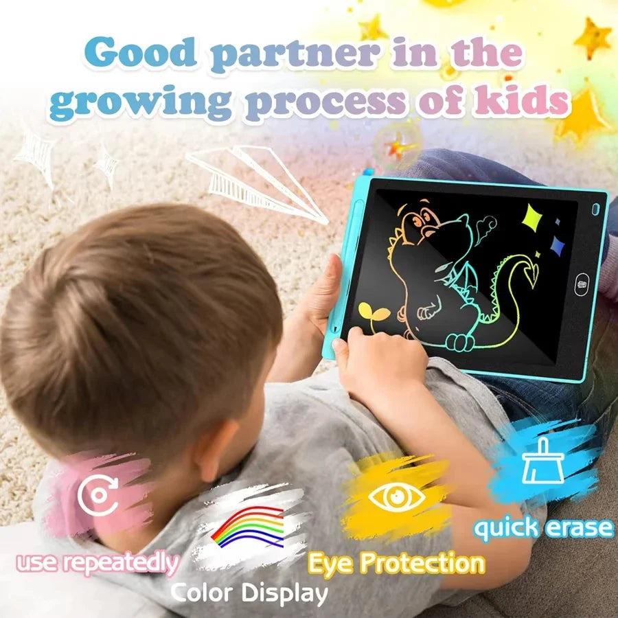 12" LCD Writing Tablet & Drawing Board for Kids – Erasable