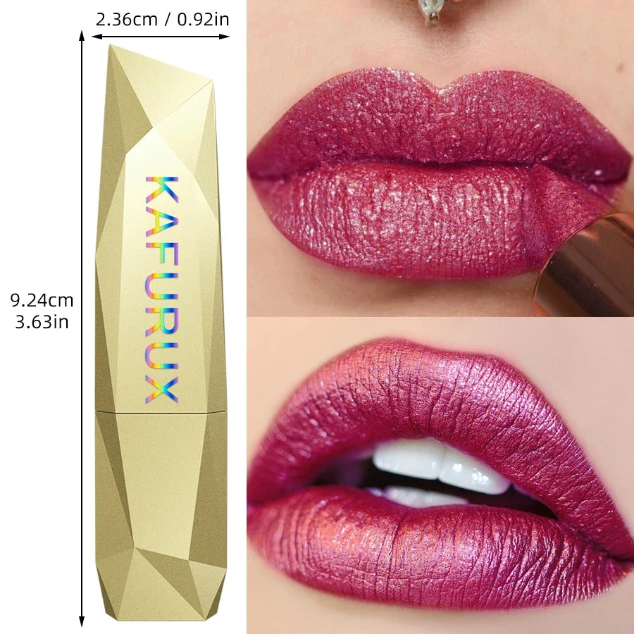 KAFURUX Glitter Plumping Lip Oil Tint | Metallic Moisturizer