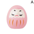 Japanese Ceramic Daruma Doll – Lucky Charm Fortune Ornament